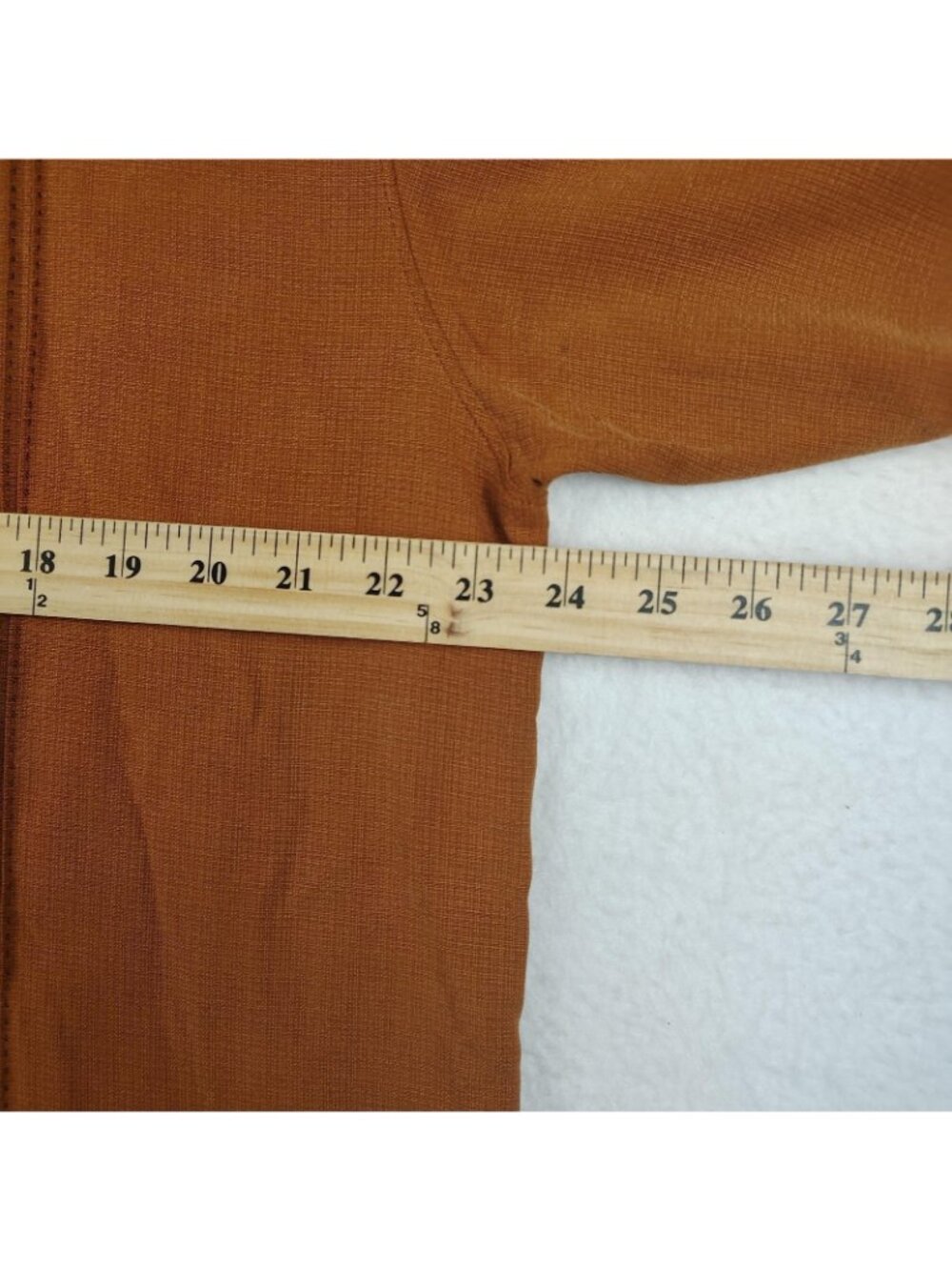 Tommy Bahama Silk Embroidered Shirt Mens Large Burnt Orange - Picture 10 of 10